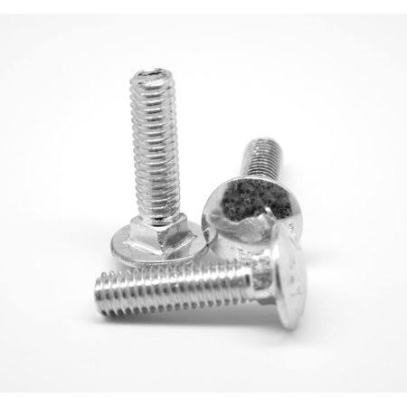 3/8 inch-16 x 4 inch Coarse Thread Grade 5 Carriage Bolt Medium Carbon Steel Zinc Plated Pk 300 B1892