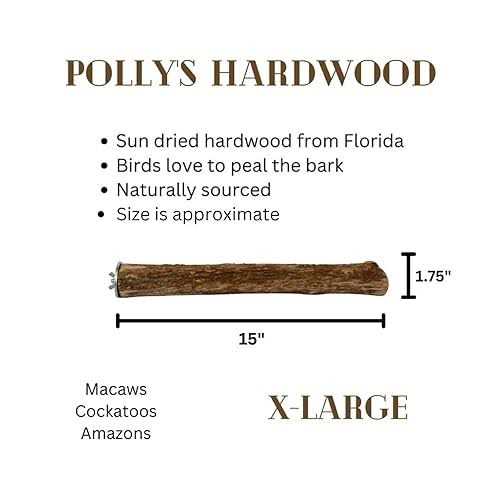 Hardwood Bird Perch D46892