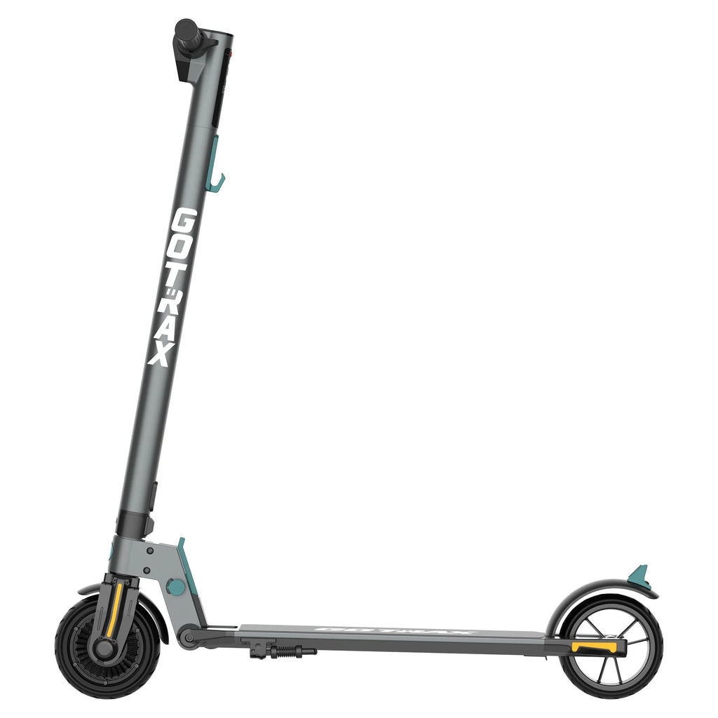 Gray Foldable Electric Scooter with 6 Tires D893