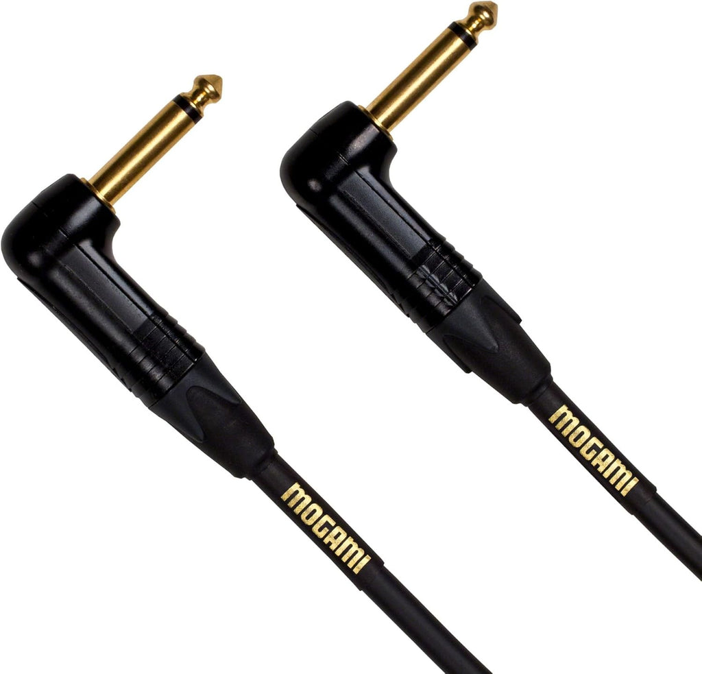 1/4 TS Male Right Angle Instrument Cable, 6 Foot X74085