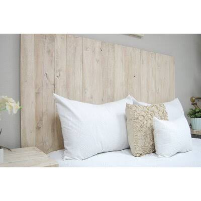 Antique White Solid Wood Panel Headboard California King S24644