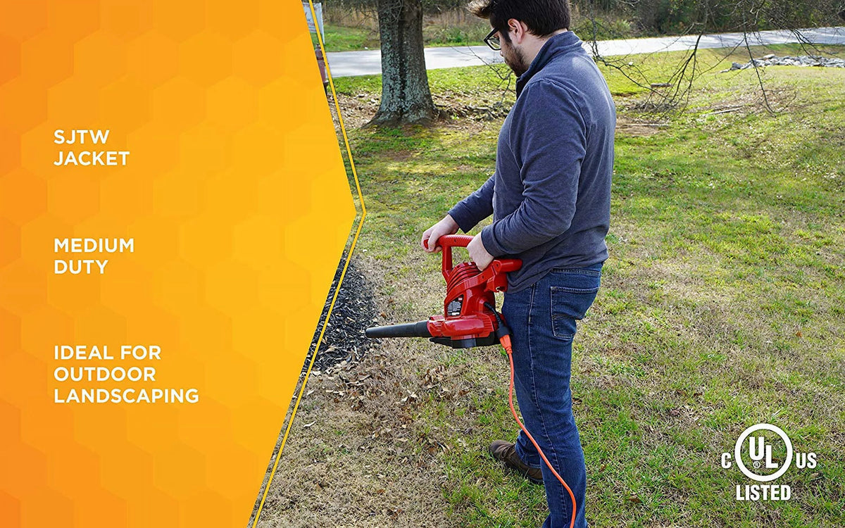 16 Gauge 100' Orange SJTW Extension Cord H260319