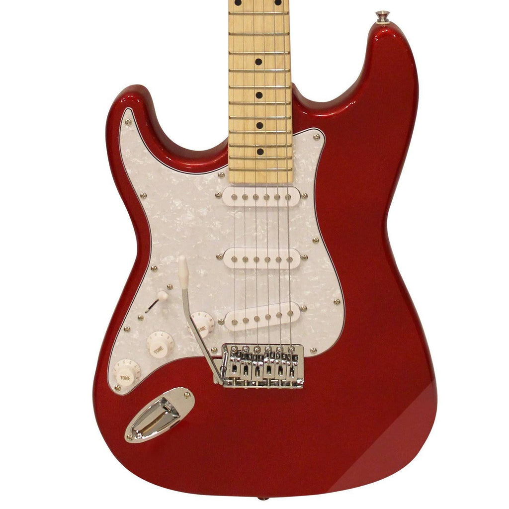 Left-Handed Red Pearl Electric Guitar E921