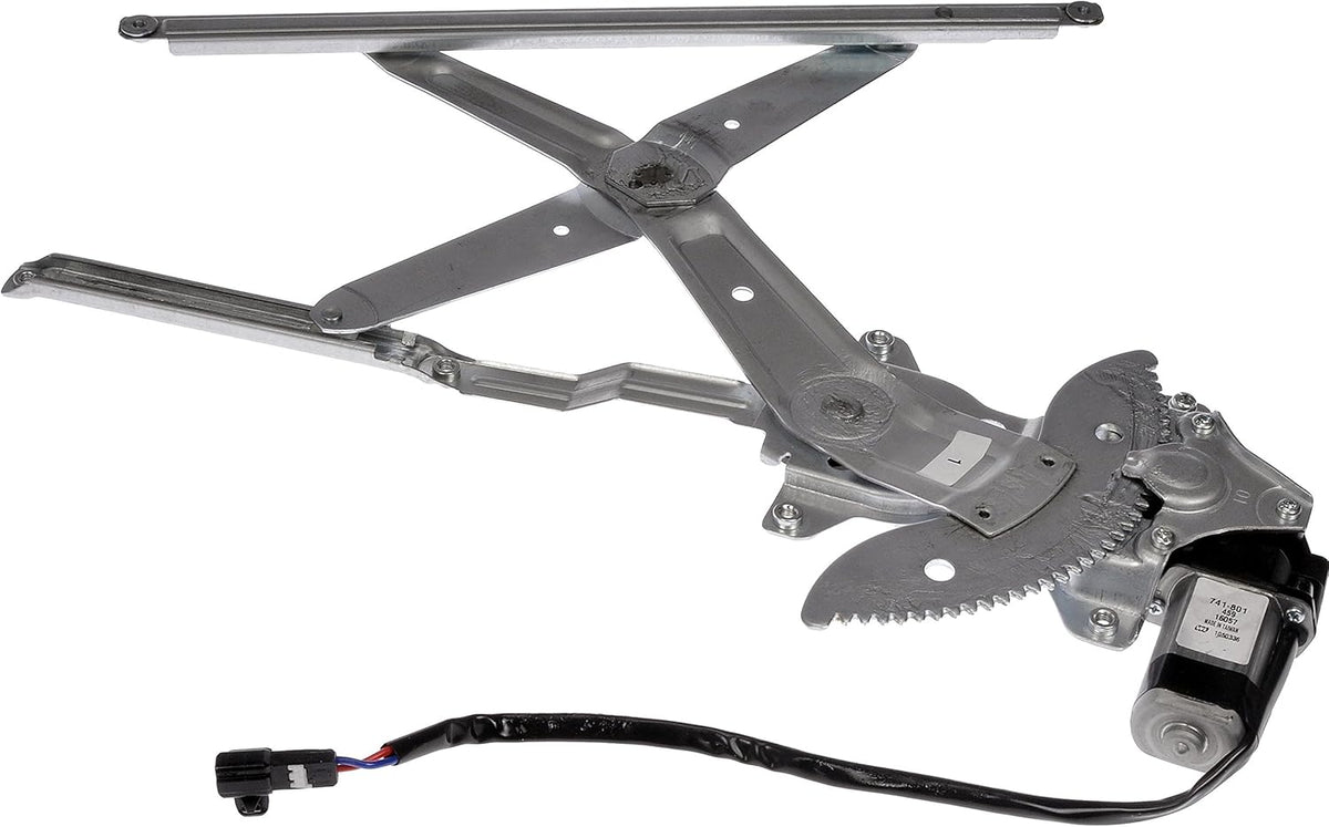 Front Driver Side Power Window Motor and Regulator Assembly Black Pack of 2 L6610