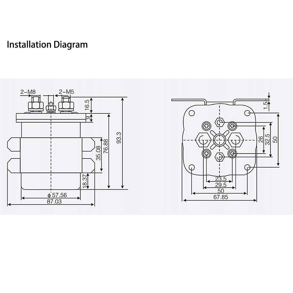 12V DC Contactor U92324