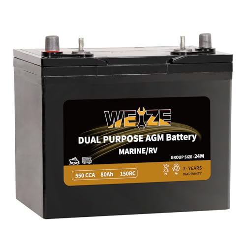 12V 105AH 200RC 825CCA AGM Marine Battery J2908