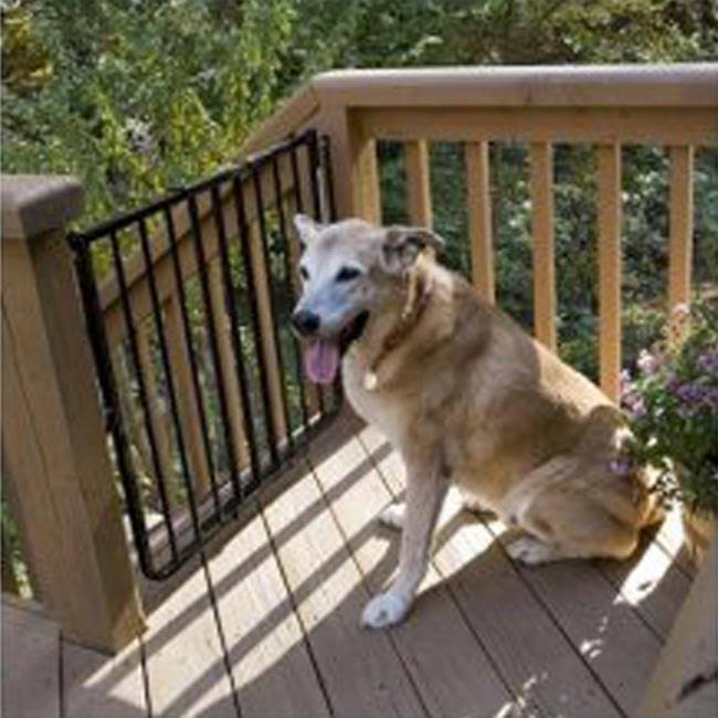 Brown Outdoor Safety Gate C847