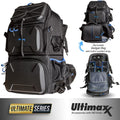Heavy Duty Camera Backpack with Removable Gadget Bag & Waterproof Rain Cover M763