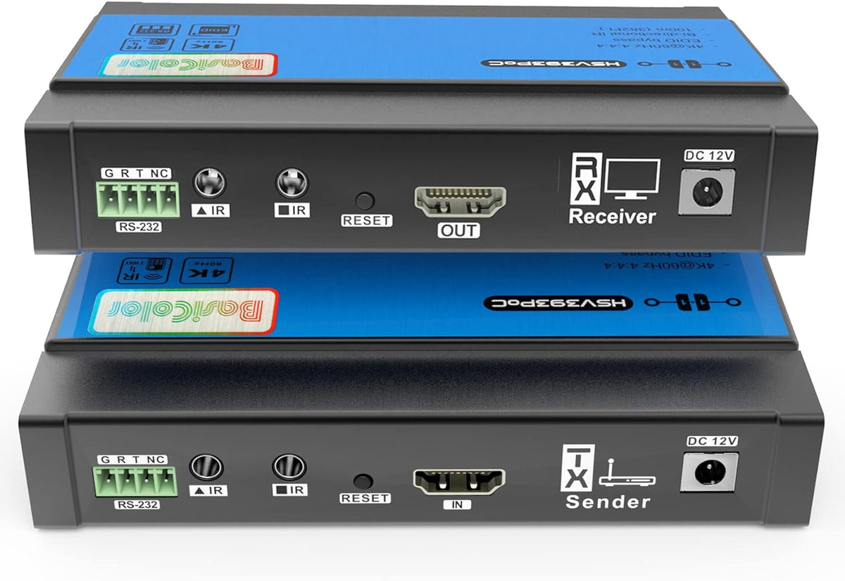 4K@60Hz HDMI Extender Over Cat5e Cat6 Up to 100m with IR U81174