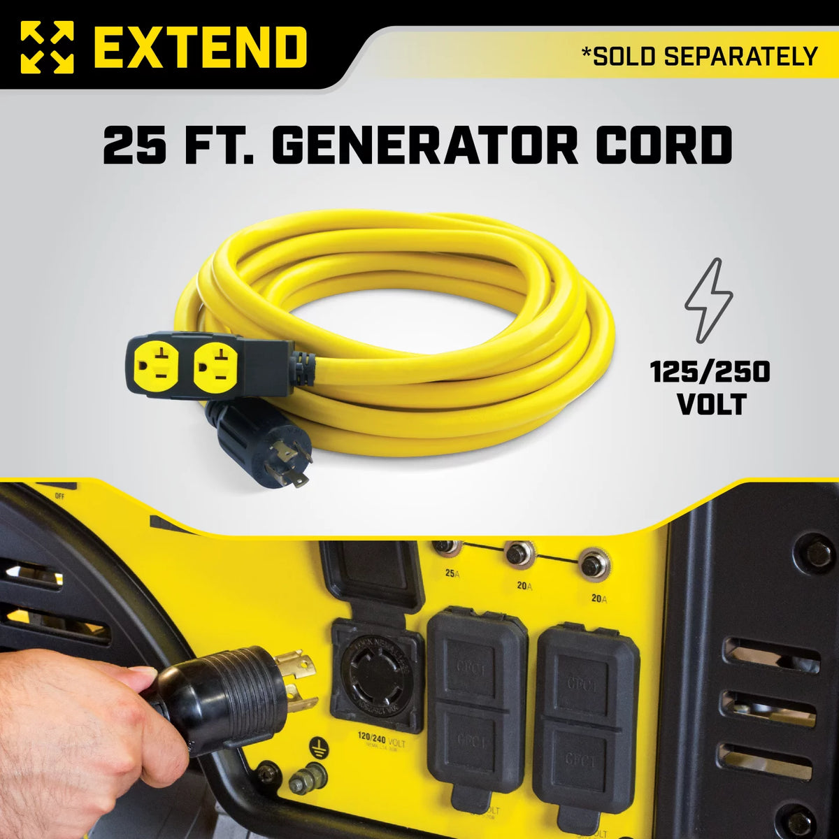 3500 Watts Portable Generator with Remote Start K76824