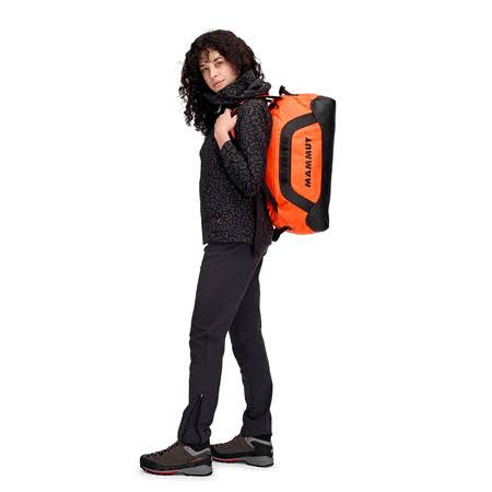 Safety Orange Black 40L Duffel E4375
