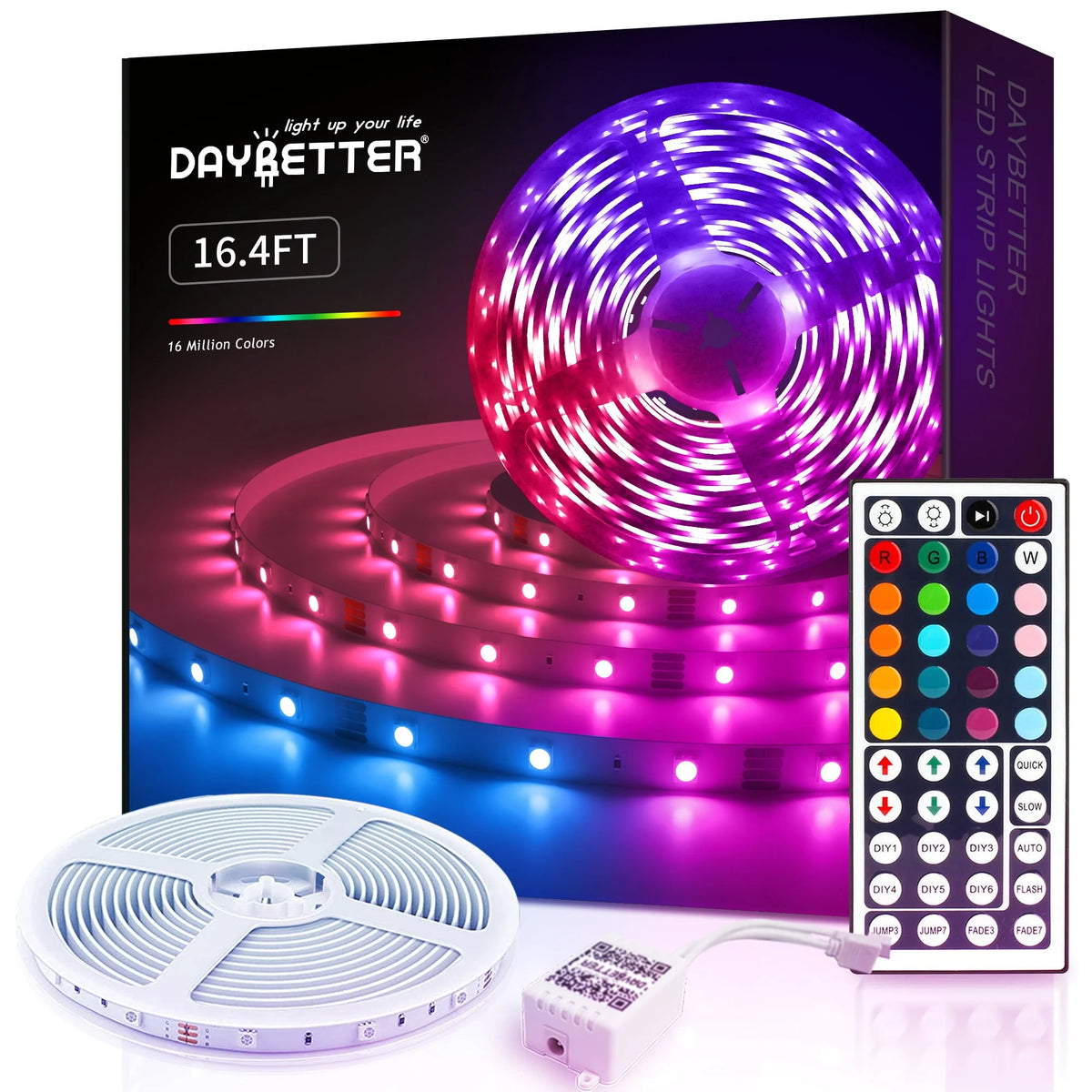 LED Strip Light 32.8ft with Remote and Power Supply L251