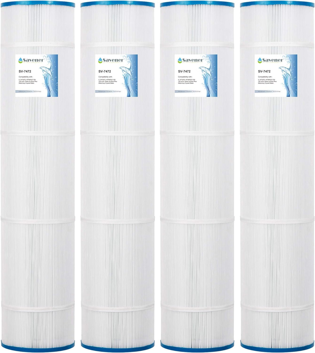 Swimming Pool Replacement Filter Cartridge 4 Pack F341394