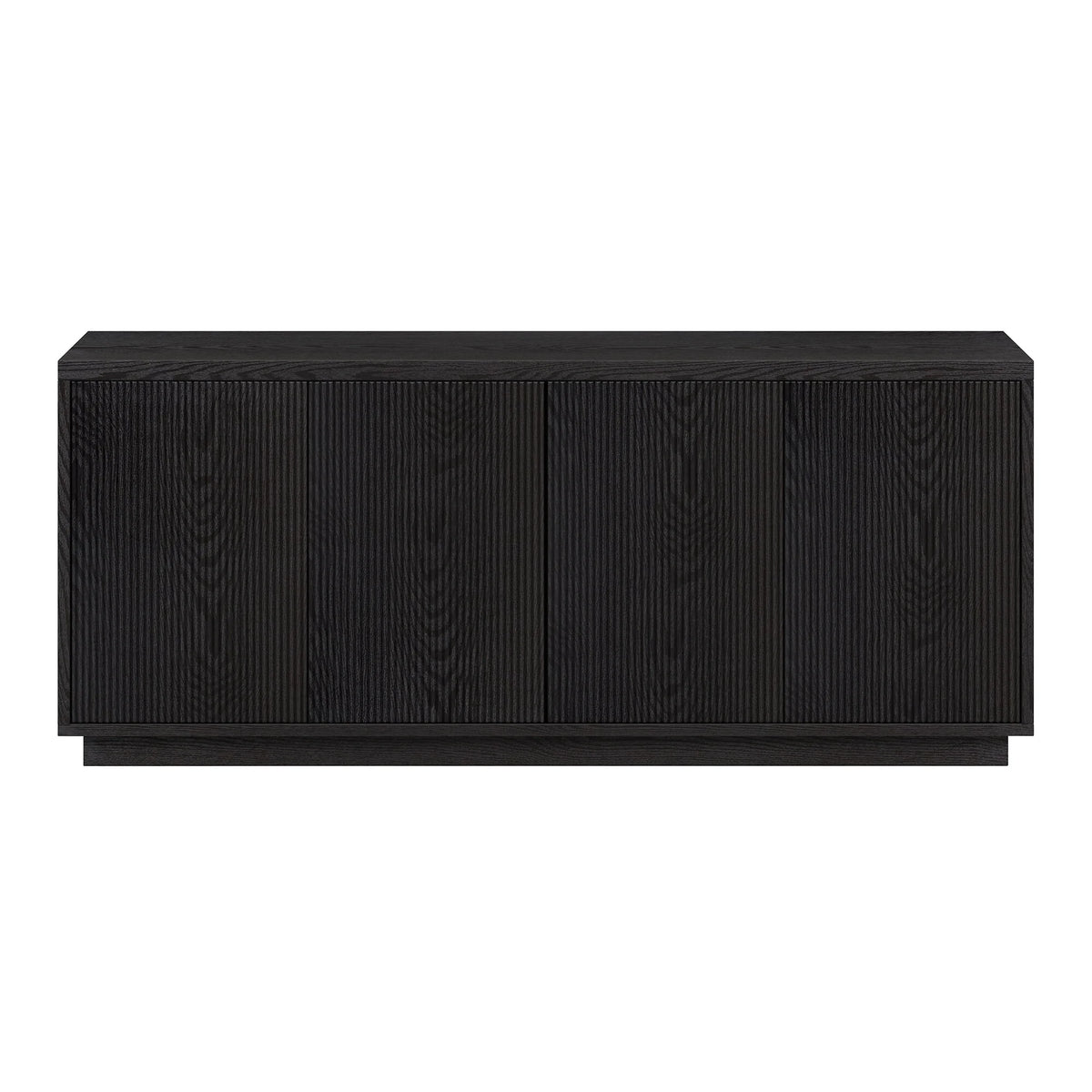 Black Grain Rectangular TV Stand U599
