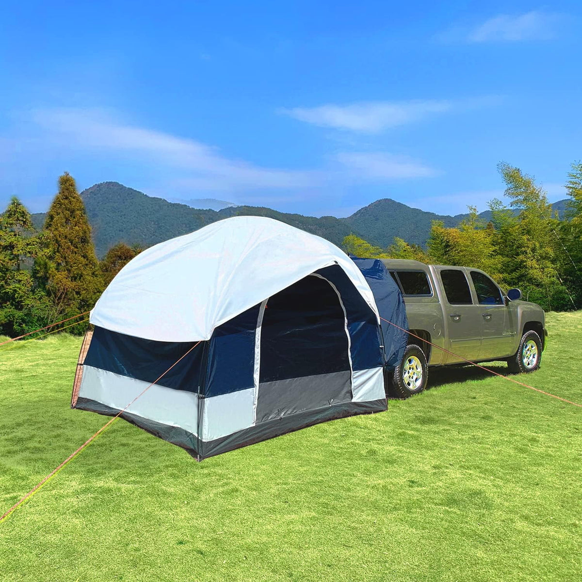 SUV Tent Attachment 8' W x 8' L x 7.2' H with Rainfly and Storage Bag I5630