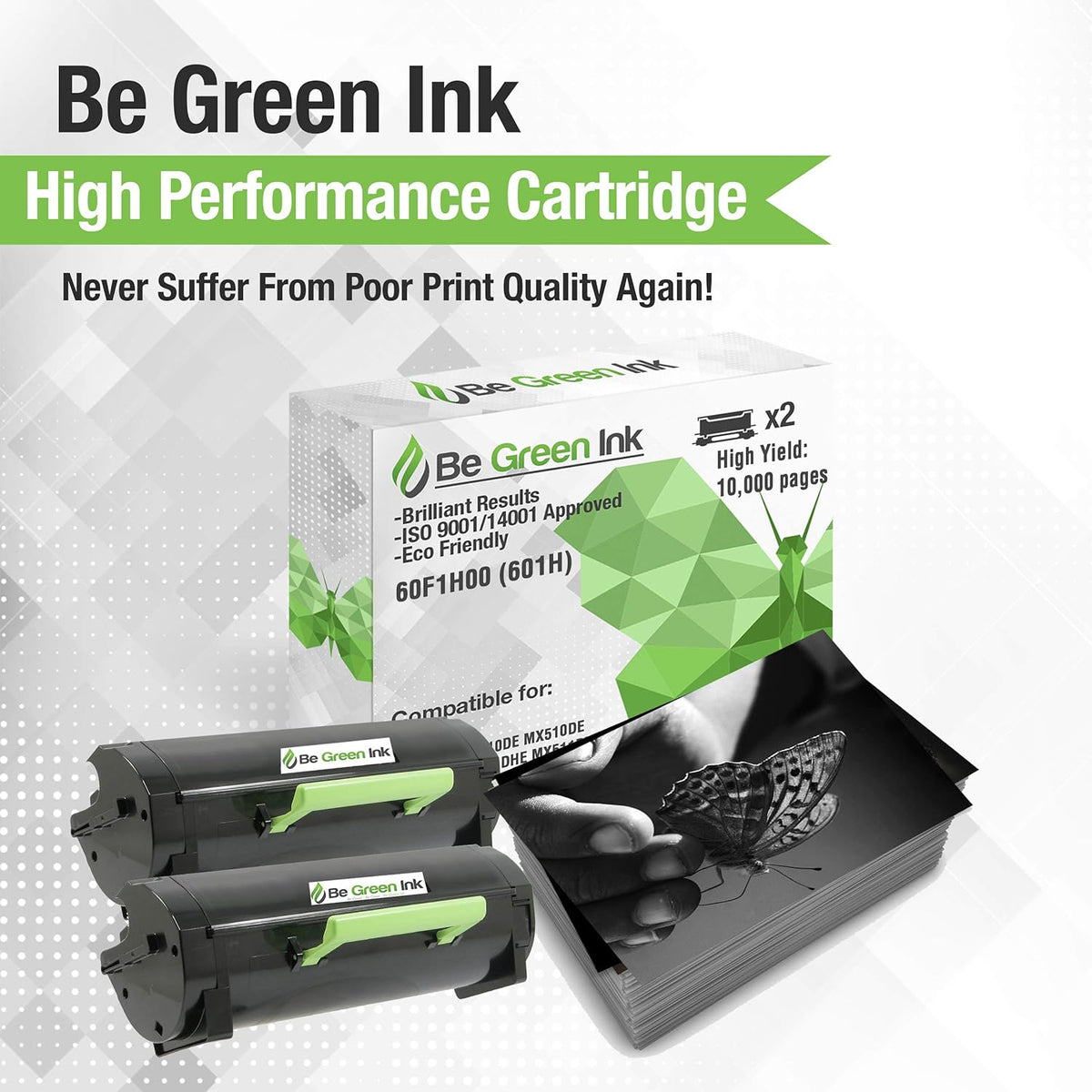 Compatible Toner Cartridge 2-Pack High Yield 10,000 Pages C438