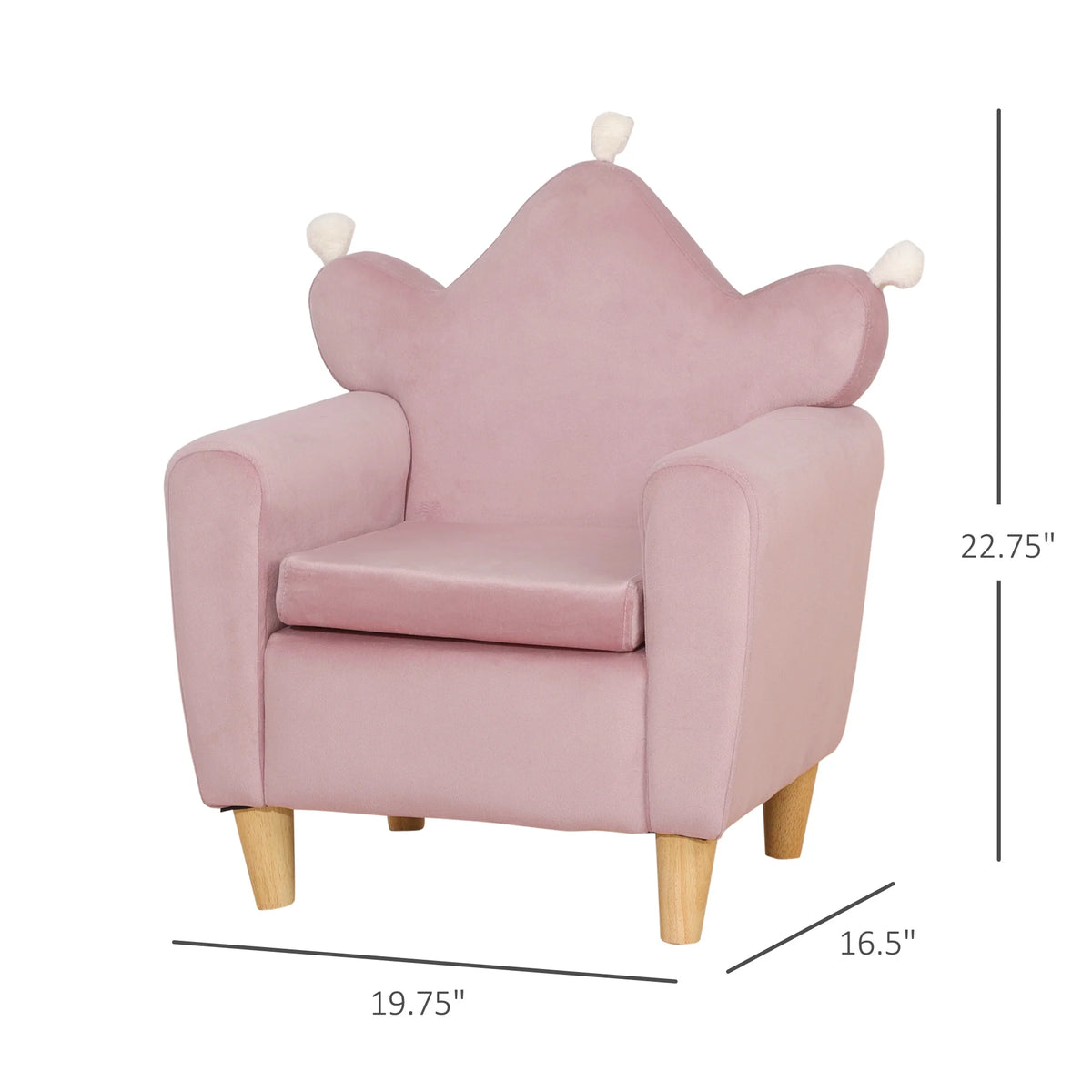 Pink Kids Sofa Chair U3278