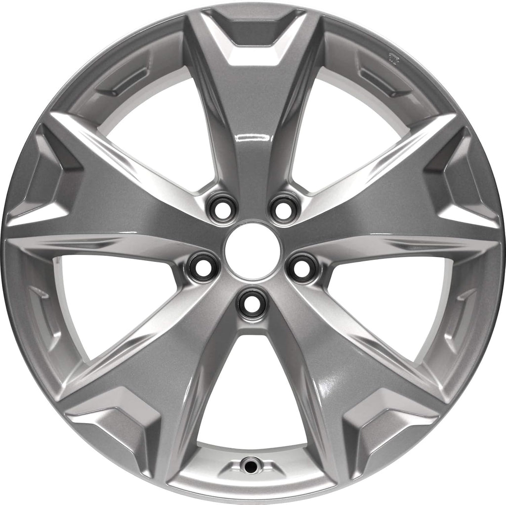 Aluminum Alloy Wheel Rim 17 Inch 5 Lug 5 Spokes B758896