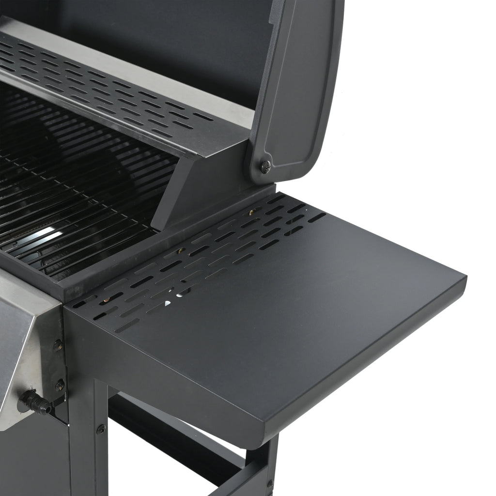 3 Burner Portable Propane Gas Grill Stainless Steel Black K883752