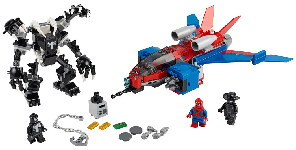 Building Kit with Minifigures, Mech and Plane (371 Pieces) S4318