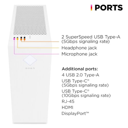 White Gaming Desktop PC with AMD Ryzen 5 5600G, GeForce GTX 1660 Super, 16GB RAM, 1TB SSD Q142