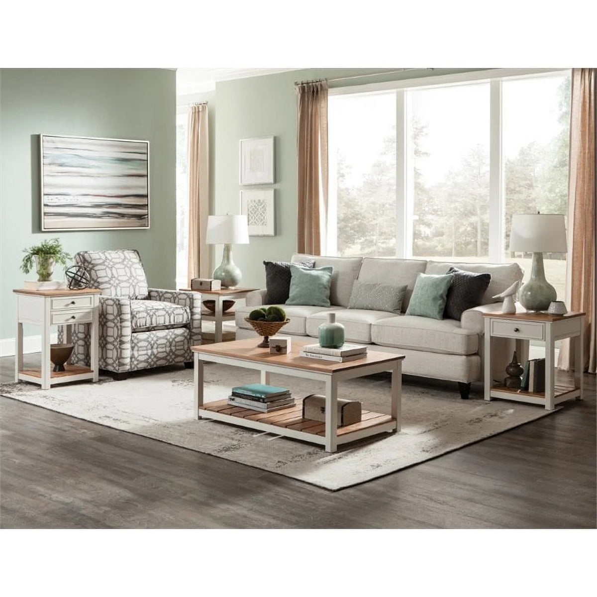 2-Shelf End Table Set of 2 D27011