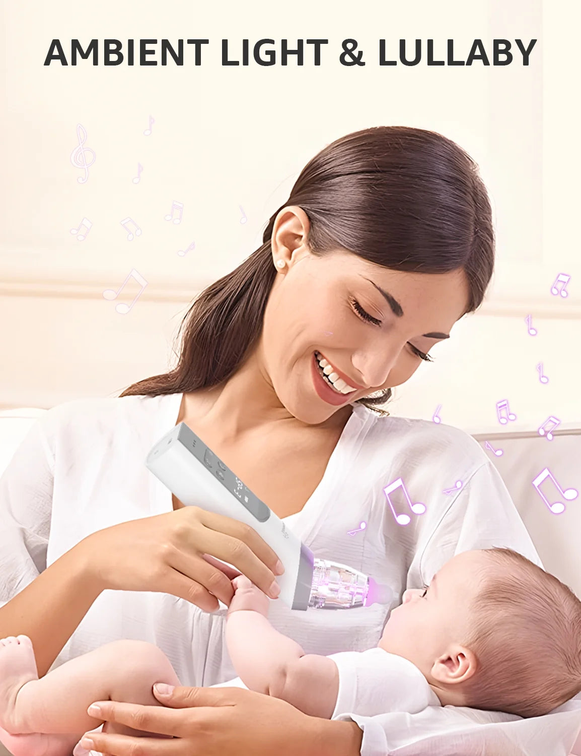 Baby Nasal Aspirator with 3 Silicone Tips G166