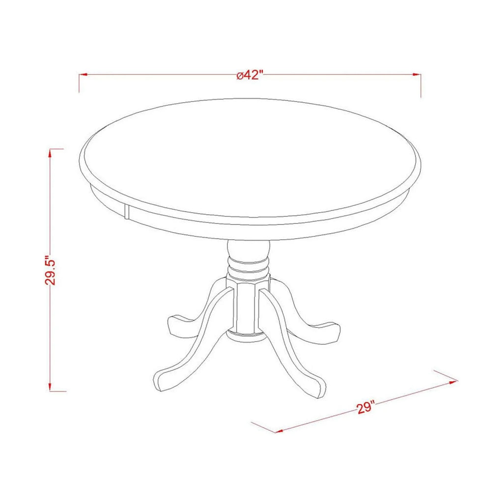 Round Small Table And Kitchen Chairs U729