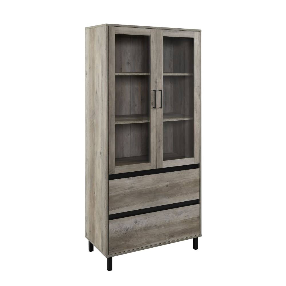 Glass Door Storage Hutch P674