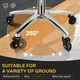 Heavy Duty Hydraulic Swivel Adjustable Rolling Stool with Wheels M3421