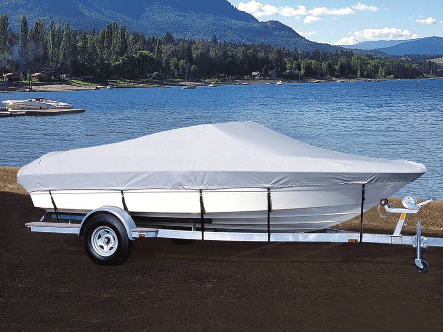 Navy Blue Fishing Boat Cover I656