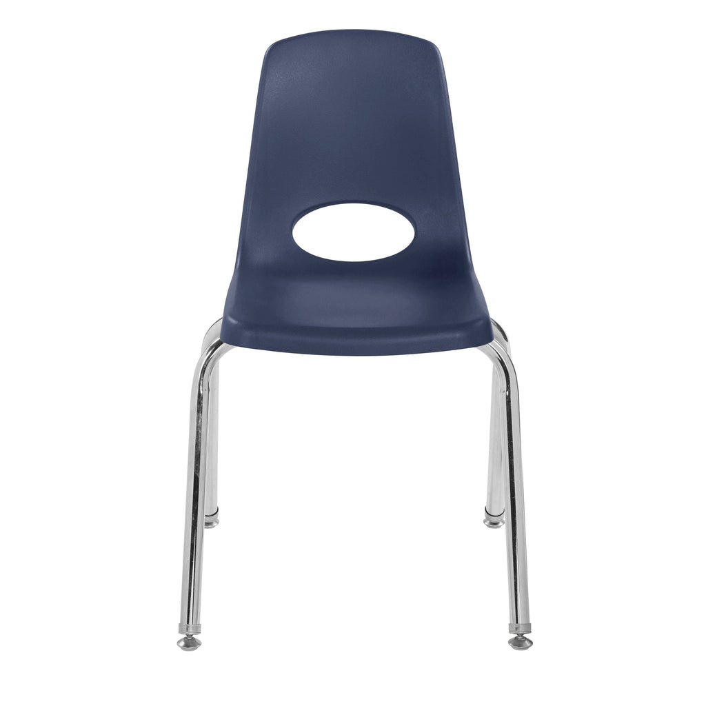 Navy Stack Chair with Swivel Glides, 6-Piece Set N65612