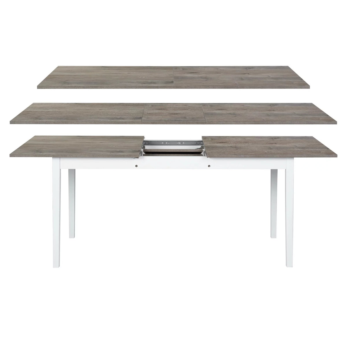 Extendable Dining Table with Extension Leaf O153635
