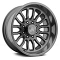 22x10 5x5x127 -12mm Titanium-Brushed Off-Road Wheel H323