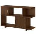 Modern Walnut Console Table with Storage B3429