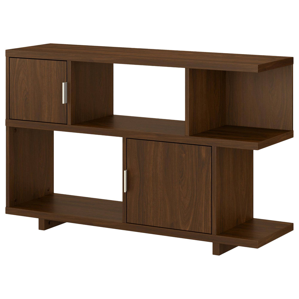 Modern Walnut Console Table with Storage B3429