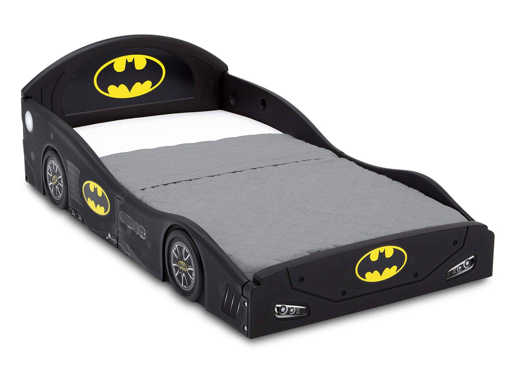 Batman Batmobile Car Sleep and Play Toddler Bed with Attached Guardrails Z349