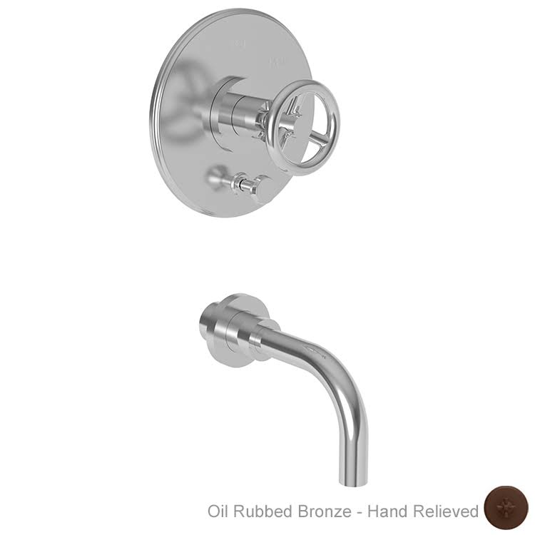 Oil Rubbed Bronze Pressure Balance Tub and Shower Set Trim U316982