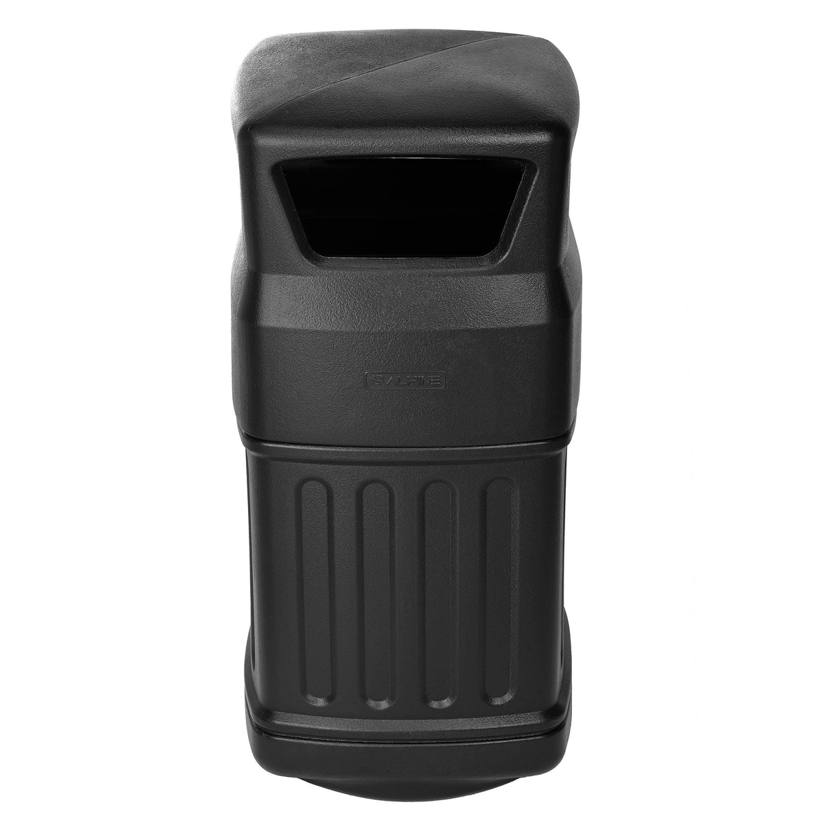 Black 16-Gallon Outdoor/Indoor Trash Can Y821309