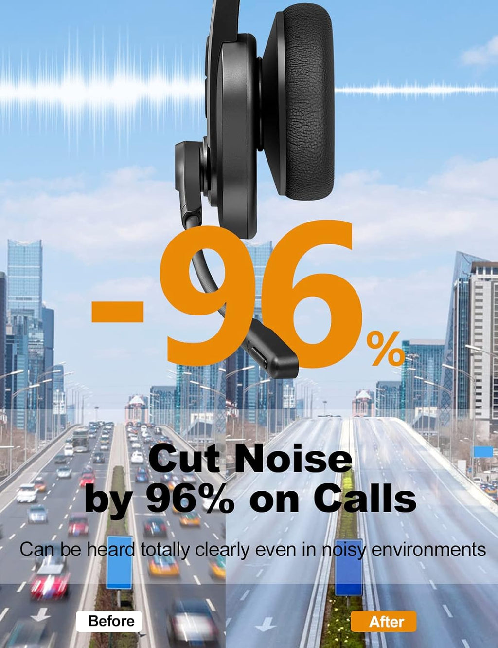 Bluetooth Headset with Noise Canceling Microphone H696