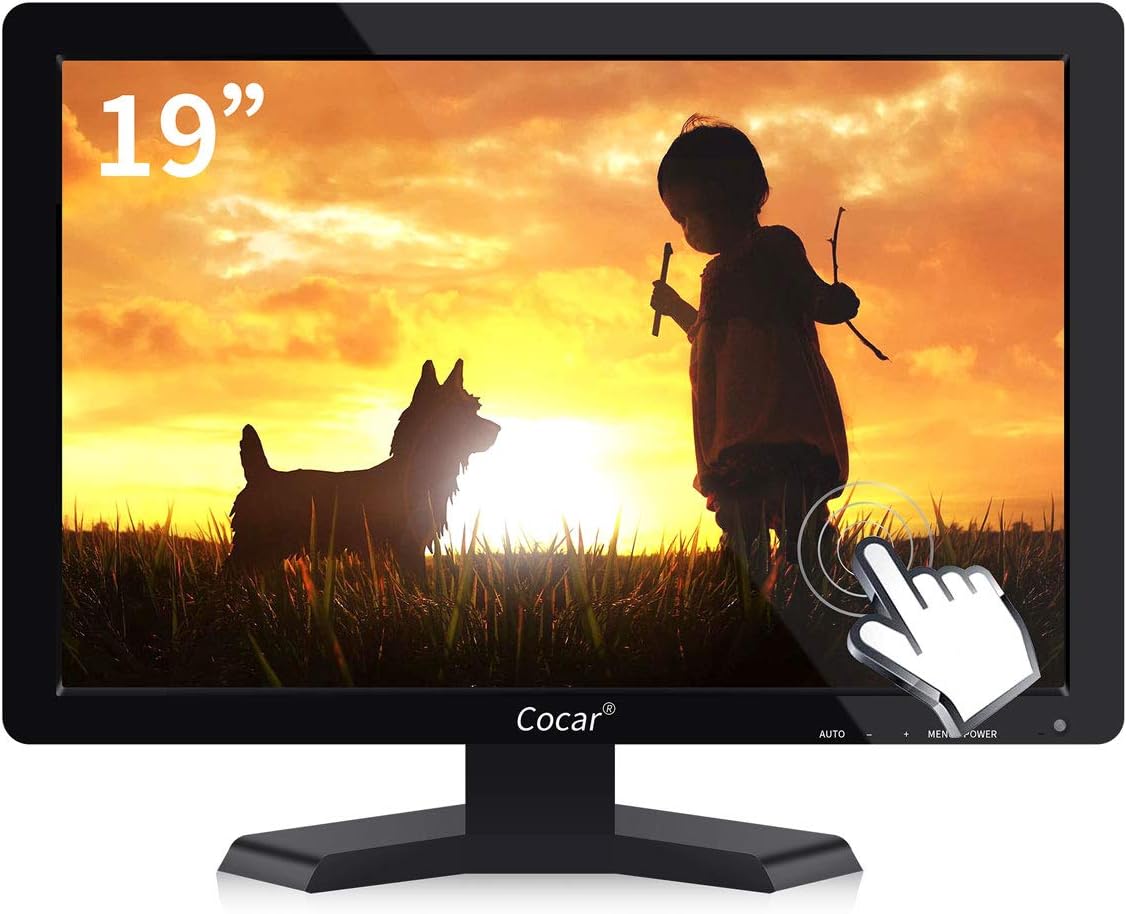 19 inch LCD Touchscreen Monitor 1440x900 VGA USB O1712