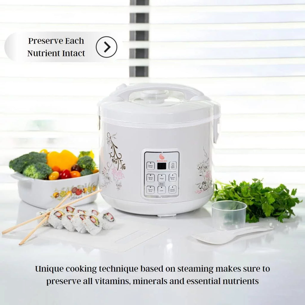 20 Cup Cooked (10 Cup Uncooked) Rice Cooker Food Steamer J661062