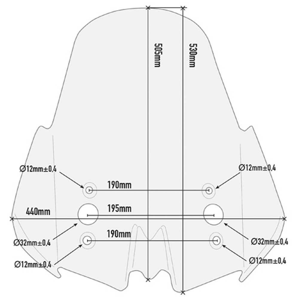 Windshield D540874