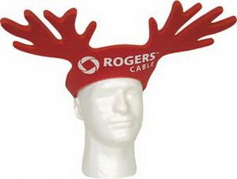 Navy Blue Reindeer Antlers M2437