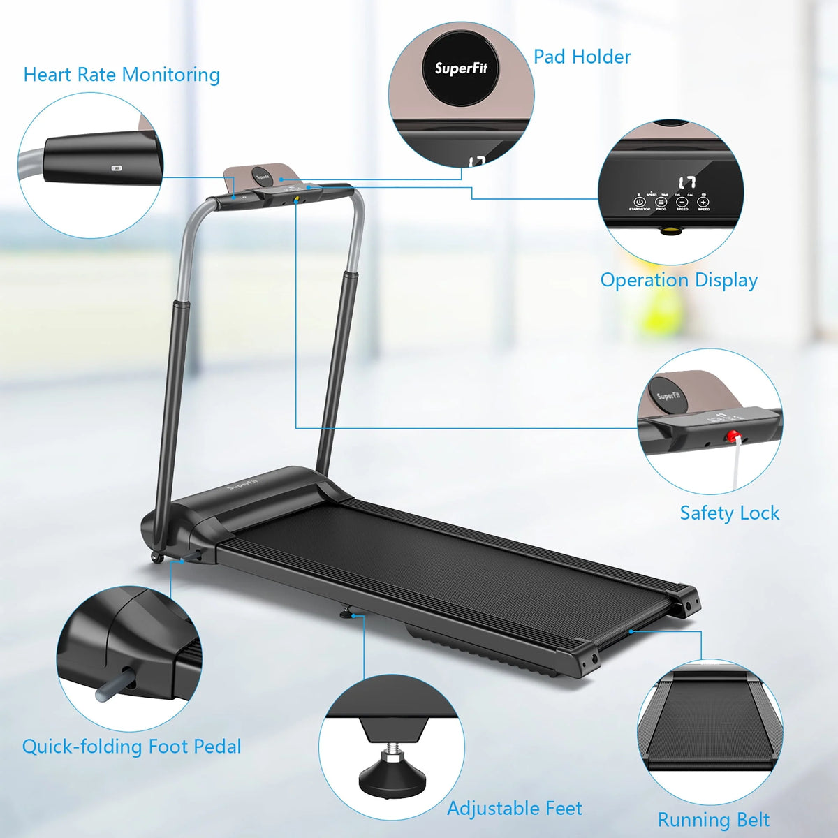 Folding Treadmill E318