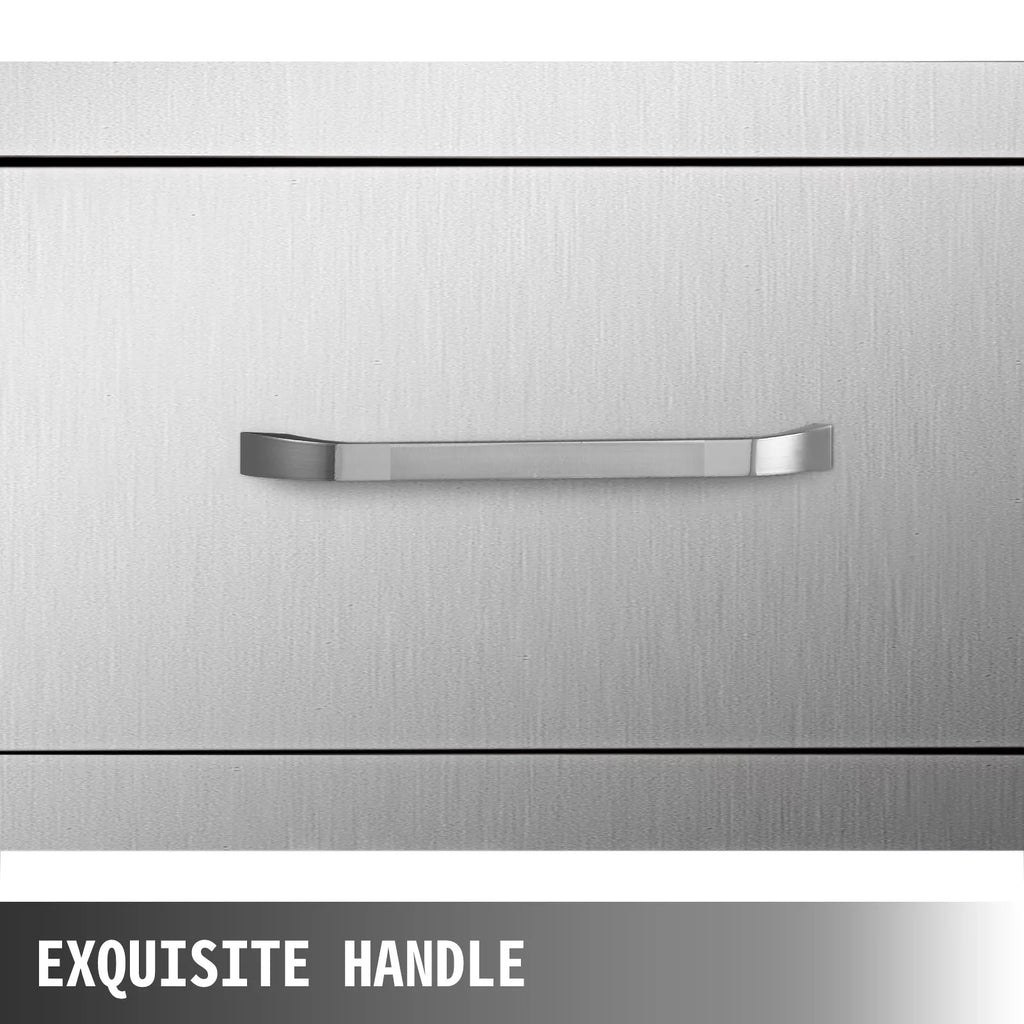 30"Wx10"Hx20"D Double Access Outdoor Kitchen Drawers S347