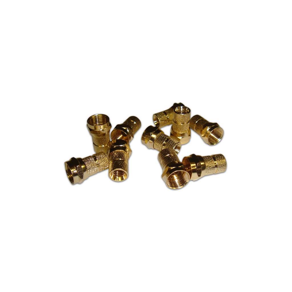 CATV F Twist-On Connector RG59 100/Pack O87054
