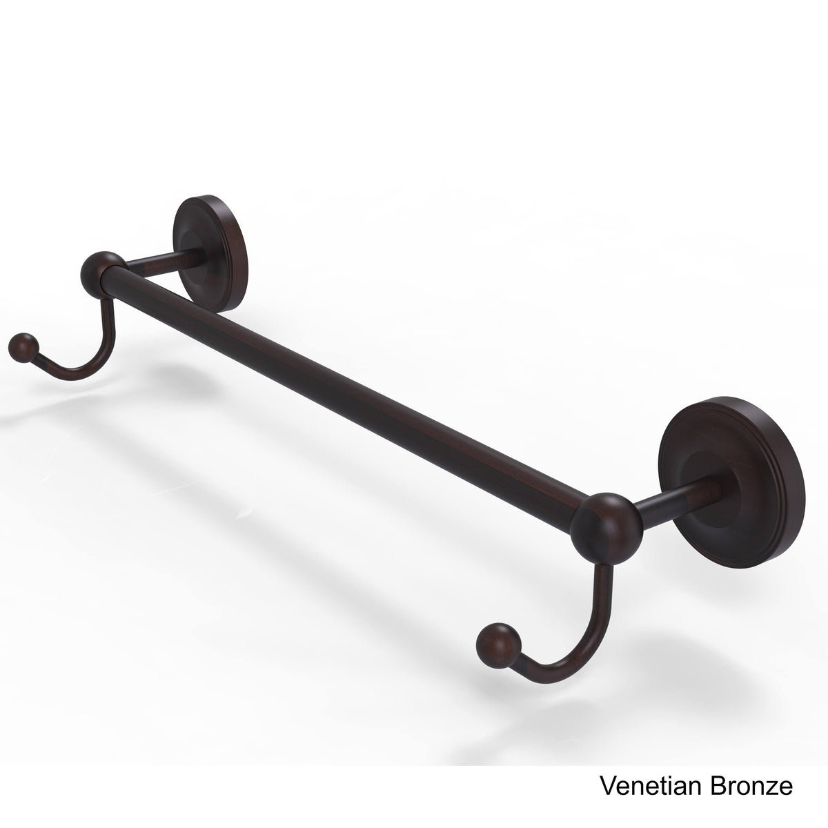 30 inch Towel Bar with Integrated Hooks M198