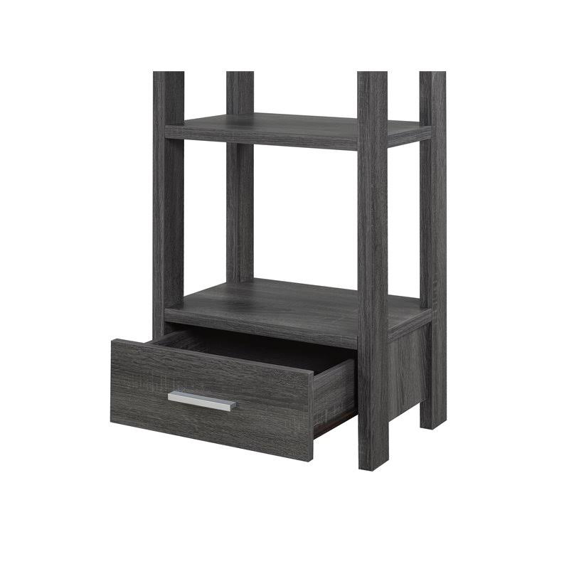 4-Tier Display Shelf in Grey Y58587