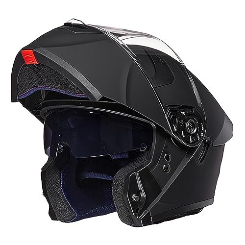 Matte Black Modular Full Face Motorcycle Helmet Z109